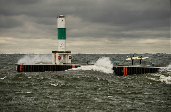 Holland Lighthouse North Pier Beacon