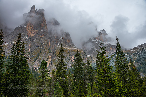 October Snow in The Dolomites