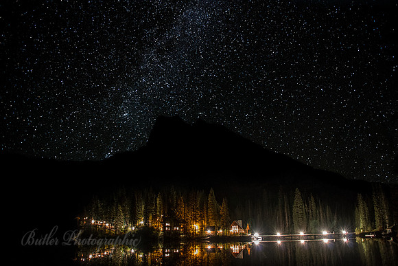 Starry Night at Emerald Lake Lodge