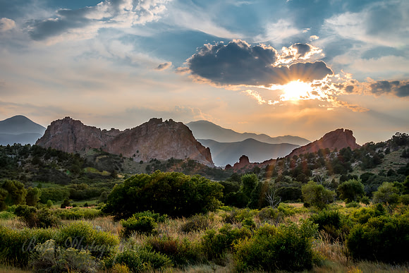 Garden of the Gods Sunset