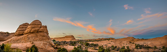 Delicate Arch Trail Sunset
