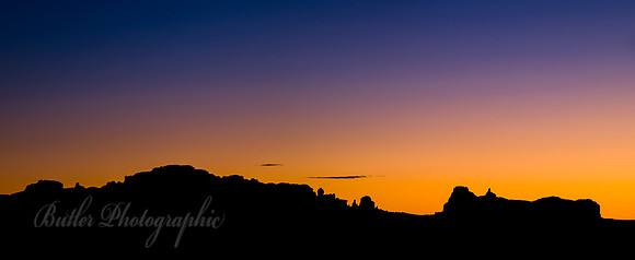 Western Sunset View at Delicate Arch