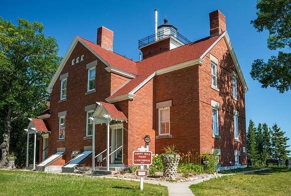 40 Mile Point Lighthouse Enterence