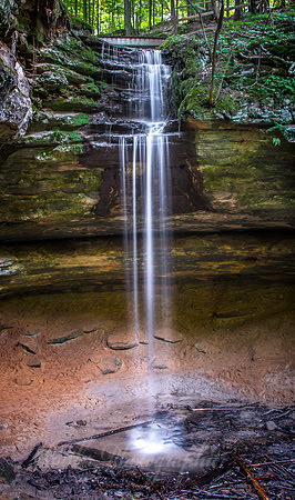 Memorial Falls Up Close