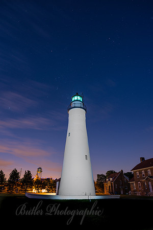 Gratiot Fort Lighthouse Before Sunrise