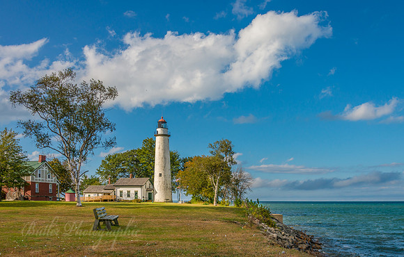 Point Aux Barques with Blue Sky