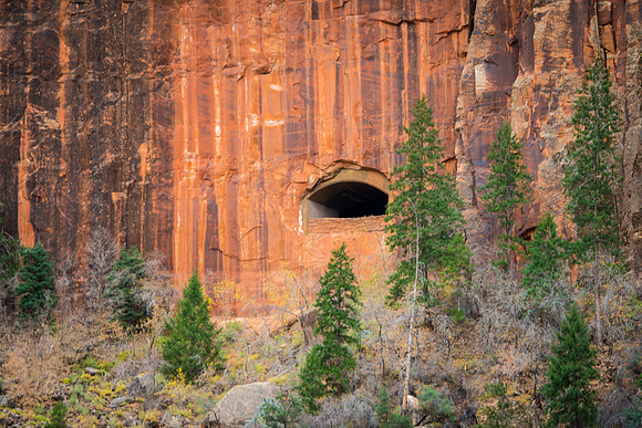 Mount Carmel Tunnel Window - Zion National Park