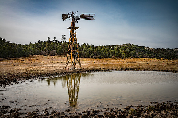 Windmill Along Highway 12