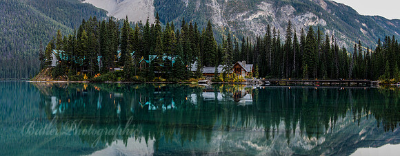 Emerald Lake Lodge Reflection
