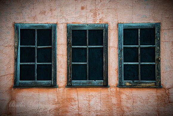 Pink House Windows