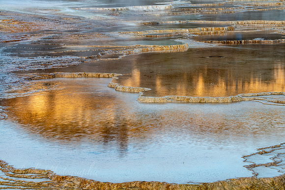 Mammoth Hot Springs - Reflections
