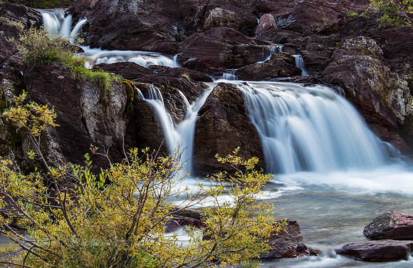 Redrock Falls - Glacier National Park