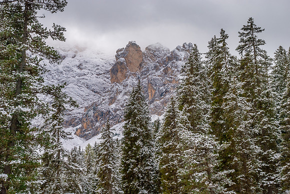 Snowing in the Valley - Italy