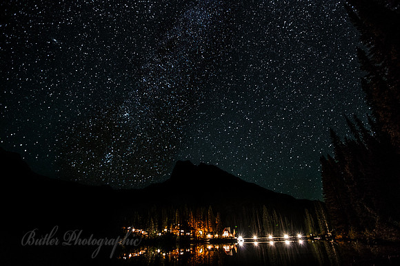Night Sky of Emerald Lake