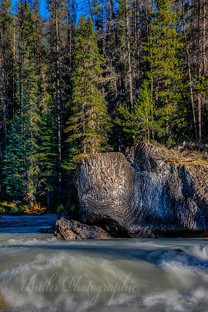 Kicking Horse River - Natural Bridge Area