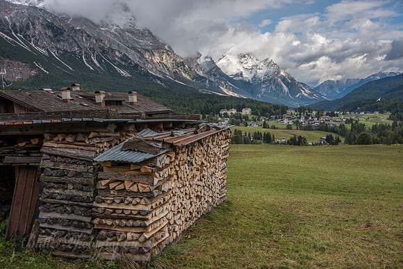 Stacking the Wood - Italy