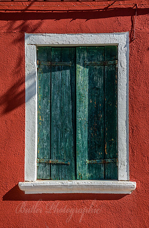 Window of Burano Venice