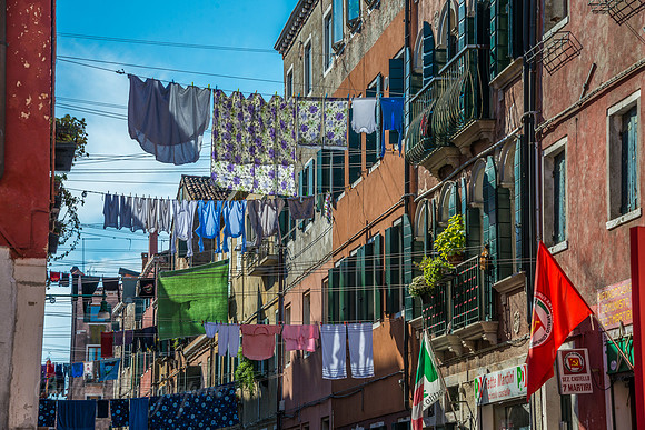 Laundry Day in Venice - Italy